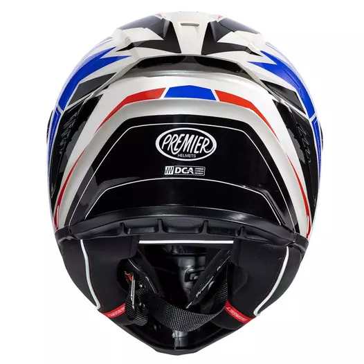 Premier Hyper Rw 13 Мотошлем Red Blue Белый