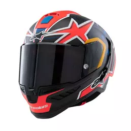 Alpinestars Supertech R10 Miller Replica Мотошлем Matt Красный
