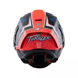 Alpinestars Supertech R10 Miller Replica Мотошлем Matt Красный