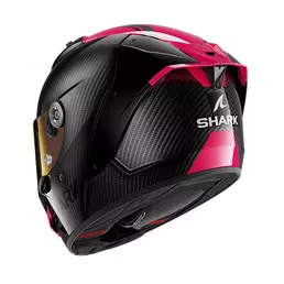 Shark Aeron Carbon Skin Мотошлем Black Pink Розовый