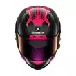 Shark Aeron Carbon Skin Мотошлем Black Pink Розовый