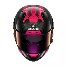 Shark Aeron Carbon Skin Мотошлем Black Pink Розовый