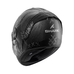 Shark Spartan Rs Carbon Shiever Mat Мотошлем Silver Серый