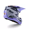 Alpinestars S-m3 Youth Jettson Мотошлем Grey Purple Фиолетовый