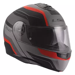 Ls2 Ff908 Strobe 2 Monza Мотошлем Grey Red Matt Красный