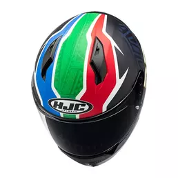 Hjc C10 Bb33 Мотошлем Green Red Зеленый