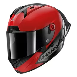 Shark Aeron Gp Blank Sp Мотошлем Carbon Red Красный
