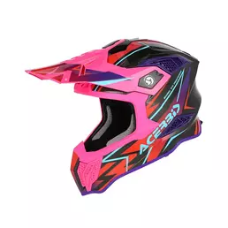 Acerbis Airstrike-x Мотошлем Black Pink Фиолетовый