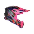Acerbis Airstrike-x Мотошлем Black Pink Фиолетовый