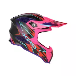Acerbis Airstrike-x Мотошлем Black Pink Фиолетовый