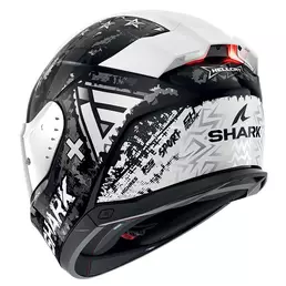 Shark Skwal I3 Hellcat Мотошлем Black Chrome Silver Серый