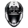 Shark Skwal I3 Hellcat Мотошлем Black Chrome Silver Серый