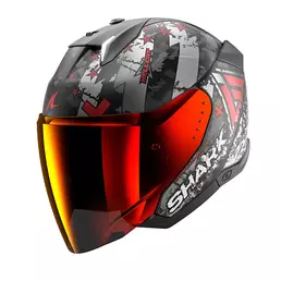 Shark Skwal I3 Jet Hellcat Mat Мотошлем Red Красный