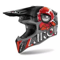 Airoh Wraap Alien Мотошлем Red Matt Красный