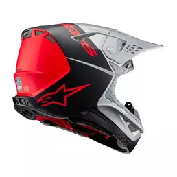 Alpinestars Supertech M10 2206 Flood Мотошлем Orange Серый