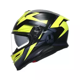 Agv K7 E2206 Kyber Мотошлем Black Yellow Fluo Желтый