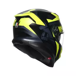 Agv K7 E2206 Kyber Мотошлем Black Yellow Fluo Желтый