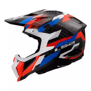 Ls2 Mx703 X-force Phantom Мотошлем Blue Red Красный