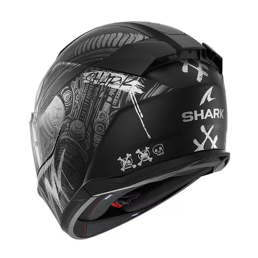 Shark D-skwal 3 Shiever Mat Мотошлем Anthracite Черный