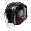 Shark Skwal Jet Shiever Мотошлем Black Red Красный (размер: xs)