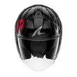 Shark Skwal Jet Shiever Мотошлем Black Red Красный