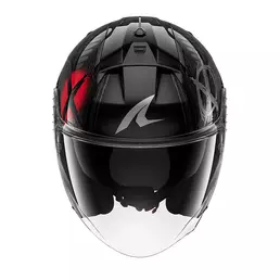 Shark Skwal Jet Shiever Мотошлем Black Red Красный