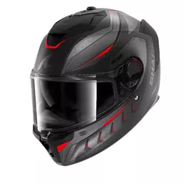 Shark Spartan Gt Pro Carbon Mekarium Mat Red Черный