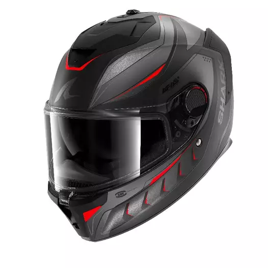 Shark Spartan Gt Pro Carbon Mekarium Mat Red Черный (размер: xs)