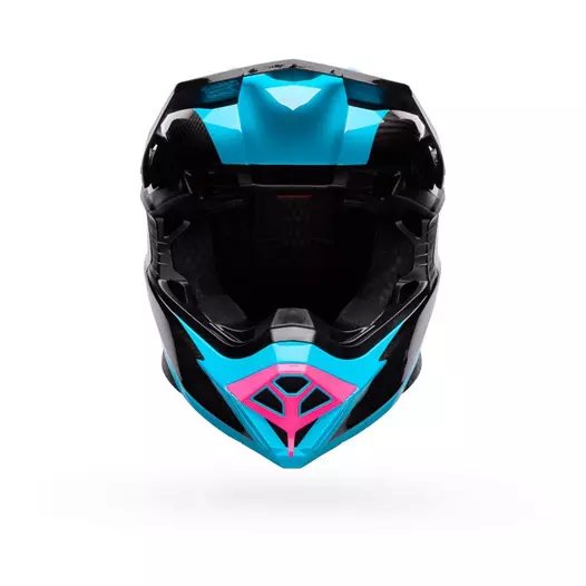 Bell Moto-10 Spherical Fluid Мотошлем Green Pink Зеленый