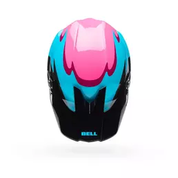 Bell Moto-10 Spherical Fluid Мотошлем Green Pink Зеленый