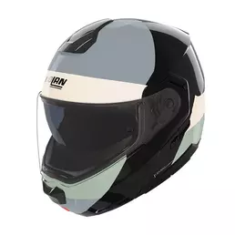 Nolan N90.3 06 Blocco Мотошлем Black Avorio Зеленый