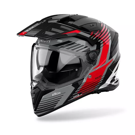 Airoh Bandit Spicy Мотошлем Red Glossy Красный