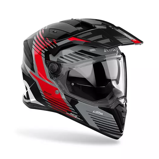 Airoh Bandit Spicy Мотошлем Red Glossy Красный