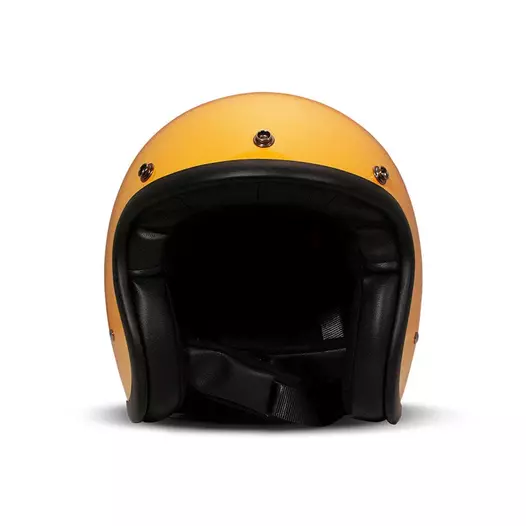 Dmd Jet Retro Мотошлем Yellow Gloss Желтый