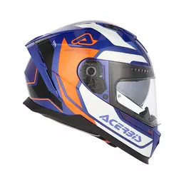 Acerbis X-way Graphic Мотошлем Orange Blue Оранжевый