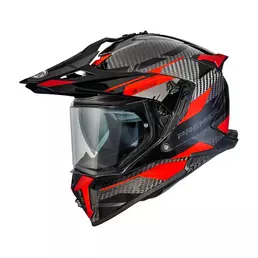 Premier Discovery Carbon Ea 2 Мотошлем Red Красный