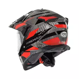 Premier Discovery Carbon Ea 2 Мотошлем Red Красный