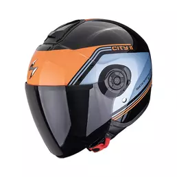 Scorpion Exo City 2 Vita Мотошлем Blue Orange Оранжевый