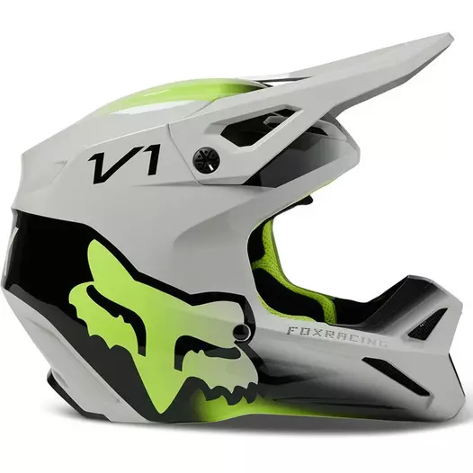 Fox Youth V1 Toxsyk Мотошлем Steel Grey Серый