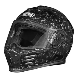 Simpson Venom Carbon 22.06 Мотошлем Forged Черный