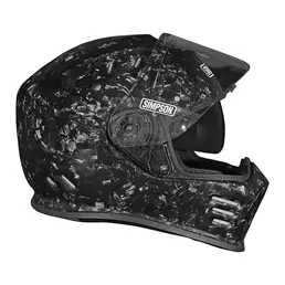 Simpson Venom Carbon 22.06 Мотошлем Forged Черный