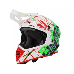 Acerbis X-track 2206 Мотошлем Green White Зеленый