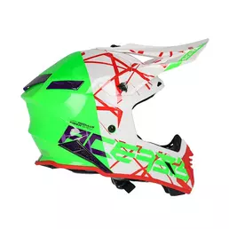 Acerbis X-track 2206 Мотошлем Green White Зеленый