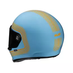 Hjc V10 Foni Мотошлем Blue Синий
