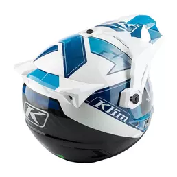 Klim Krios Pro Spectrum Мотошлем White Blue Белый