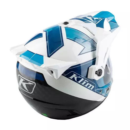 Klim Krios Pro Spectrum Мотошлем White Blue Белый