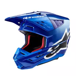 Alpinestars Sm5 2206 Corp Мотошлем Blue Синий