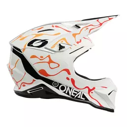 O Neal 1 Srs 2206 Splash V.26 Мотошлем White Orange Оранжевый