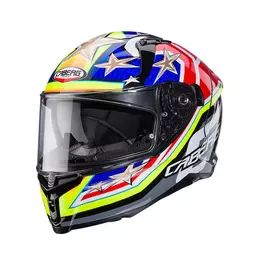 Caberg Avalon X Track Мотошлем Yellow Red Blue Желтый