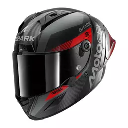 Shark Aeron Gp Fim2 Motogp Мотошлем Anthracite Red Серый